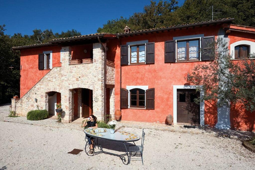 Casale Rosso Villa Castel San Felice Eksteriør billede